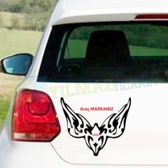 Kişiye Özel Kanat Motosiklet Oto Sticker Araba Yapıştırma Etiket