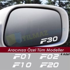 Bmw F10 F30 F20 F34 F24 F26 F36 Yan Ayna Oto Sticker Araba Etiket