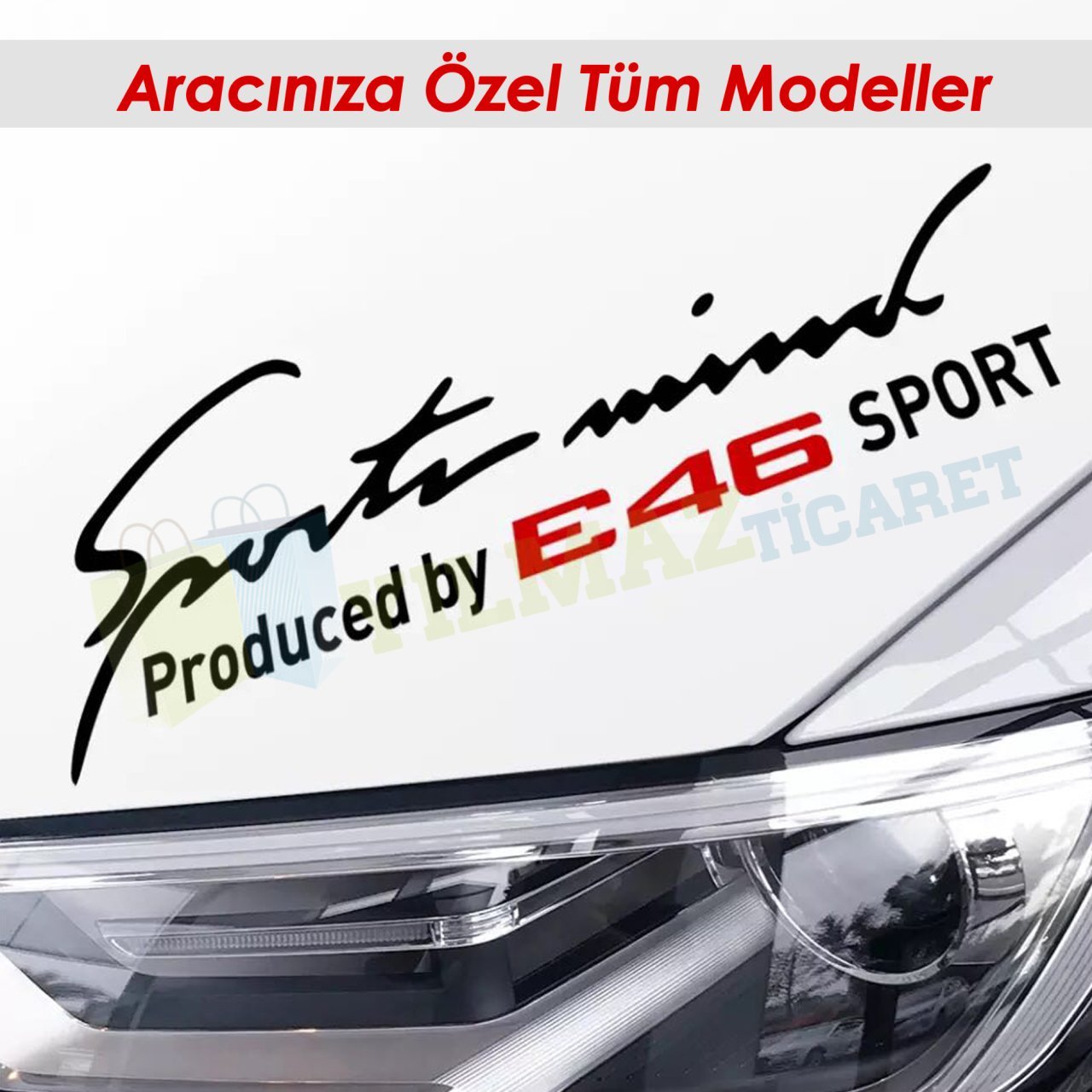 Bmw Sport Mind Kaput Oto Sticker E60 E39 E36 F30 F10 F20 X5 E70