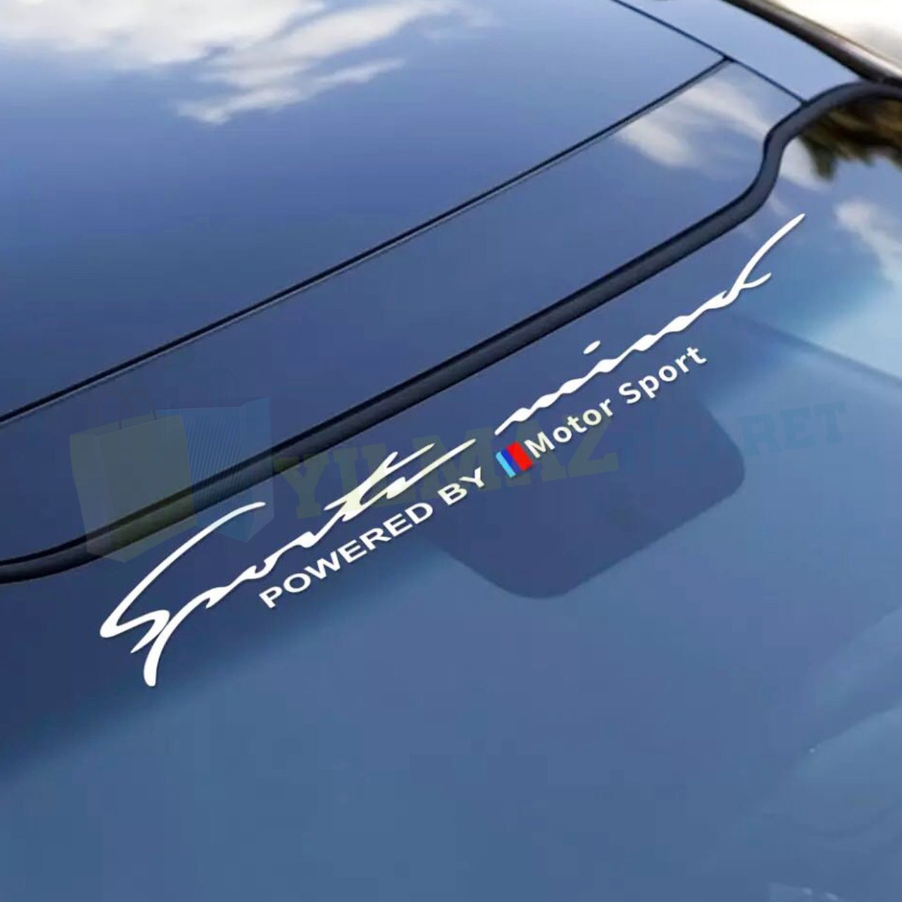 Bmw M Motorsport Sport Mind Ön Arka Cam Sticker Etiket Yapıştırma