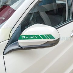 Hyundai Tucson Yan Dikiz Ayna Kapağı Şerit Oto Sticker Etiket 3 Çift