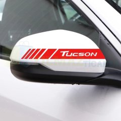 Hyundai Tucson Yan Dikiz Ayna Kapağı Şerit Oto Sticker Etiket 3 Çift