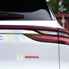 Honda Logo Arka Cam Kapı Altı Bagaj Oto Sticker Yapıştırma 2 Adet