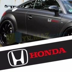 Honda Logo Arka Cam Kapı Altı Bagaj Oto Sticker Yapıştırma 2 Adet