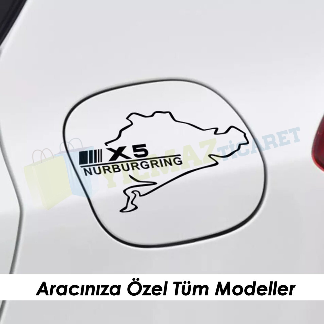 Bmw X1 X2 X3 X4 X5 X6 X7 X Nürburgring Oto Sticker Yapıştırma