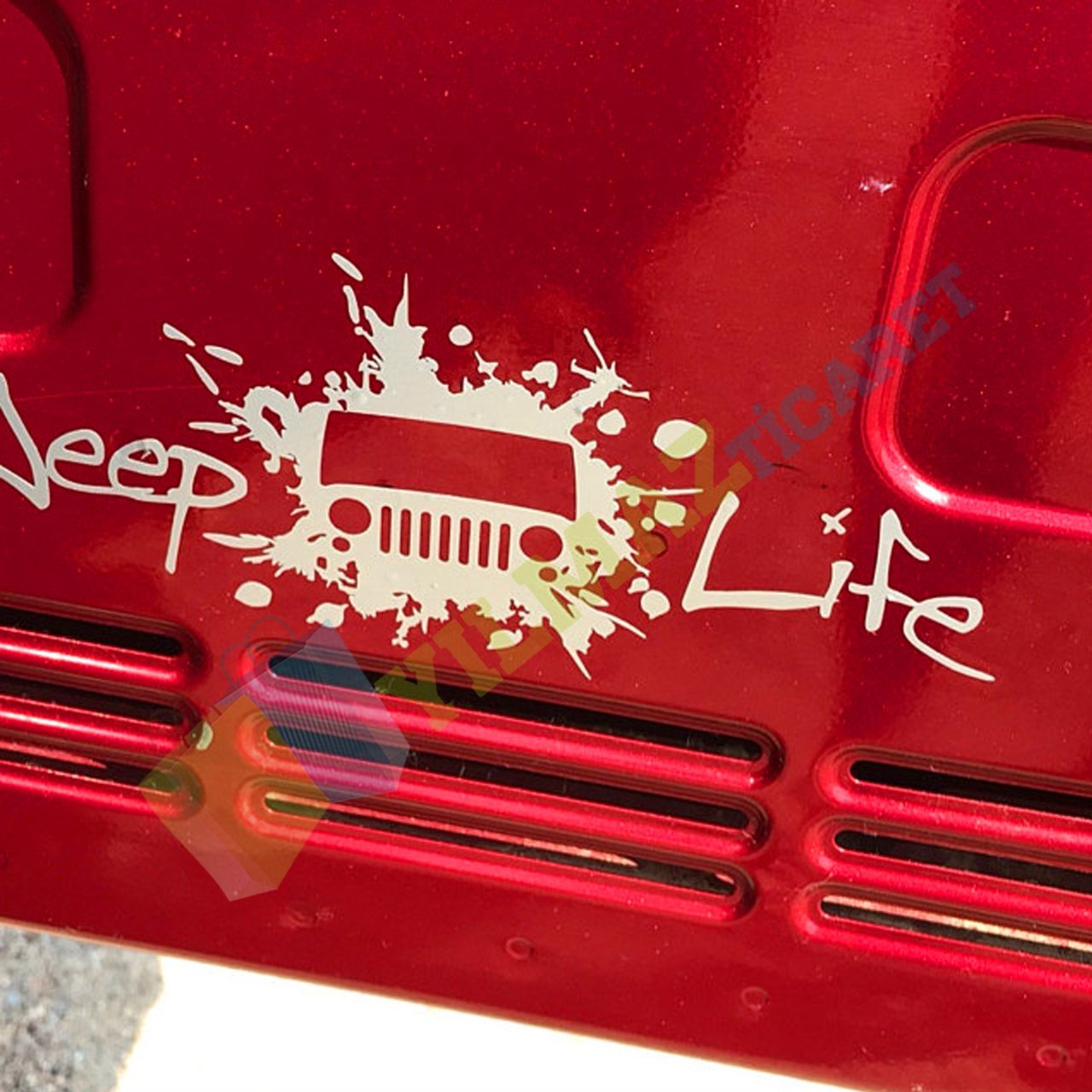 Jeep Life Bagaj Çamurluk Tampon Oto Sticker Sürpriz Hediyeli