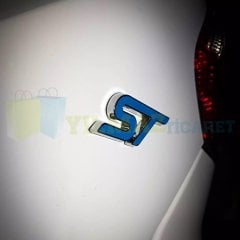 Ford St Bagaj Logo Mavi Fiesta Focus Paslanmaz Çelik Arma Amblem