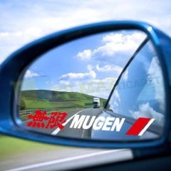 Honda Mugen Logo Kapı Kolu Jant Ayna Oto Sticker Yapıştırma 4 Ad