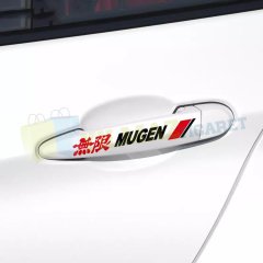 Honda Mugen Logo Kapı Kolu Jant Ayna Oto Sticker Yapıştırma 4 Ad