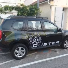Dacia Duster Pusula Off Road 4x4 Oto Sticker Araba Yapıştırma 1Ad