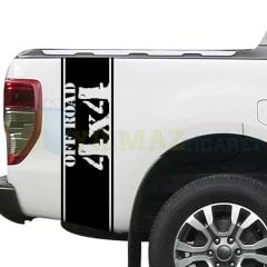 4x4 Off Road Araba Oto Sticker Yapıştırma Etiket 1 Çift