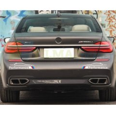 Bmw M Performance Dikiz Ayna Bagaj Oto Sticker Yapıştırma 2 Adet