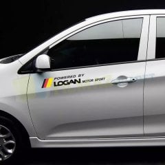 Dacia Logan Logo Arma Yan Kapı Altı Oto Sticker Yapıştırma 1 Çift