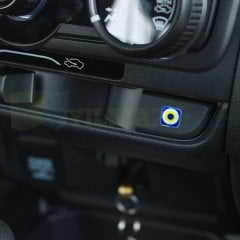 Nazar Boncuğu Torpido Damla Oto Sticker Etiket 3D Yapıştırma 4 Adet