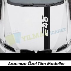 Bmw E Serisi Kaput Şerit Oto Sticker E46 E90 E60 E39 E36 E70 E53
