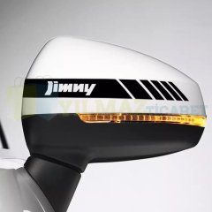 Suzuki Jimny Dikiz Yan Ayna Kapağı Oto Şerit Sticker Araba Etiket Araç Yapıştırma 3 Çift