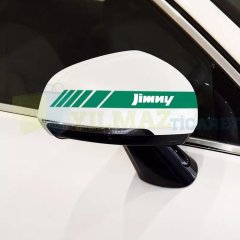 Suzuki Jimny Dikiz Yan Ayna Kapağı Oto Şerit Sticker Araba Etiket Araç Yapıştırma 3 Çift