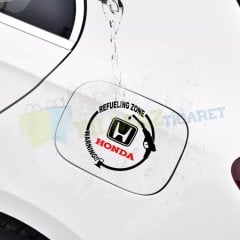 Honda Logo Benzin Dizel Depo Kapağı Oto Sticker Yapıştırma Etiket