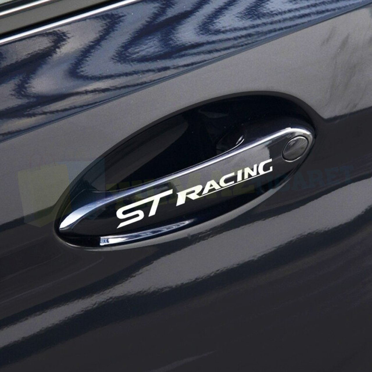 Ford St Racing Logo Kapı Kolu Jant Yan Ayna Oto Sticker 12 Adet