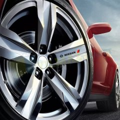 Nissan Logo Kapı Kolu Jant Ayna Oto Sticker Yapıştırma Etiket 4Ad