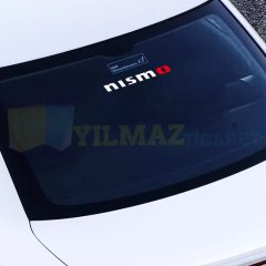 Nissan Nismo Logo Yan Kapı Cam Ayna Tampon Oto Sticker Etiket 2 Adet