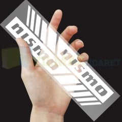 Nissan Nismo Dikiz Yan Ayna Kapağı Oto Şerit Sticker Araba Etiket Araç Yapıştırma 3 Çift