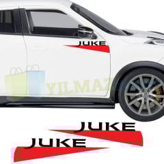 Nissan Juke Yan Ayna Altı Şerit Oto Sticker Yapıştırma Etiket 2 Adet