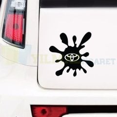 Size Özel Çamur Sıçrama Oto Sticker Tampon Yapıştırma Etiket