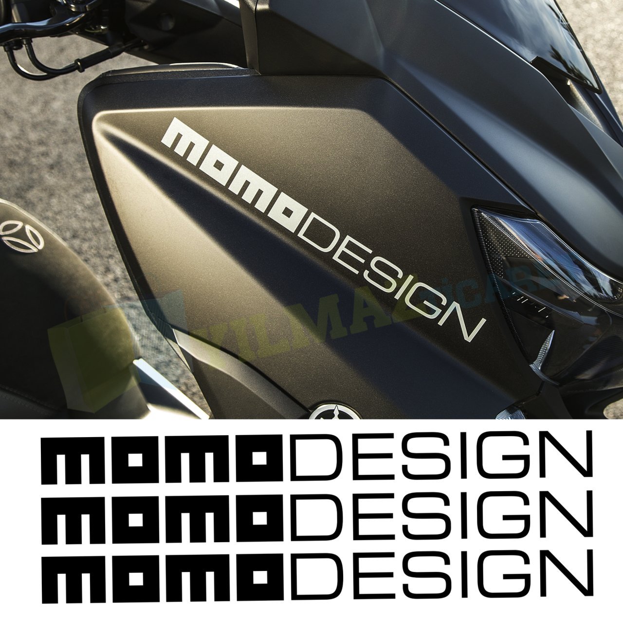 Momo Design Logo Sticker Yamaha Motor Araba Yapıştırma 3 Adet