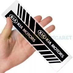 Kia Motors Logo Yan Dikiz Ayna Kapağı Şerit Oto Sticker Etiket Yapıştırma 3 Çift