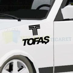 Tofaş Logo Oto Sticker Çıkartma Yapıştırma Kaput Tampon Cam Araç Etiket 2 Adet