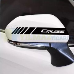 Nissan Qashqai Yazı Dikiz Yan Ayna Kapağı Oto Şerit Sticker Araba Etiket Yapıştırma 3 Çift