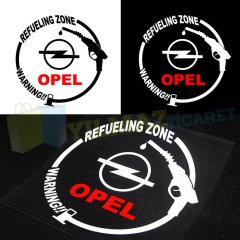 Opel Logo Benzin Dizel Depo Kapağı Oto Sticker Yapıştırma Etiket Araba Çıkartma Kaliteli