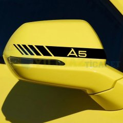 Audi A1 A2 A3 A4 A5 A6 A7 A8 Dikiz Yan Ayna Kapağı Oto Şerit Sticker Araba Etiket Yapıştırma 3 Çift 20 x 2 Cm