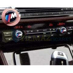 Bmw M Logo Kapı Teyp Joystick Sticker Arma Damla Etiket 2 Ad