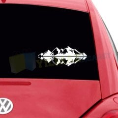 Off Road 4x4 Dağ Oto Sticker Araba Yapıştırma Etiket 2 Ad