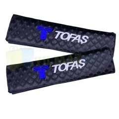 Tofaş Logo Nakışlı Emniyet Kemer Kılıfı Ped 2 Adet Yüksek Kalite