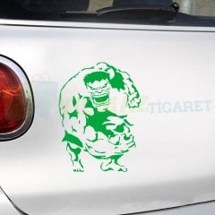 Hulk Dev Adam Oto Sticker Yapıştırma Etiket Çıkartma Yapıştırma Araba Araç Kaliteli Folyo