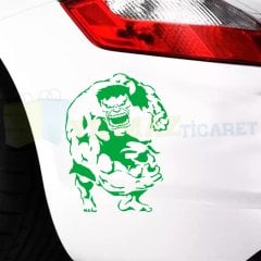 Hulk Dev Adam Oto Sticker Yapıştırma Etiket Çıkartma Yapıştırma Araba Araç Kaliteli Folyo