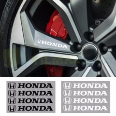 Honda Logo Kapı Kolu Jant Tampon Oto Sticker Yapıştırma Etiket Çıkartma 10 Adet Kaliteli