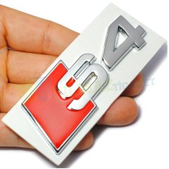 Audi S4 Arka Bagaj Arma Logo Amblem Paslanmaz Çelik Yüksek Kalite
